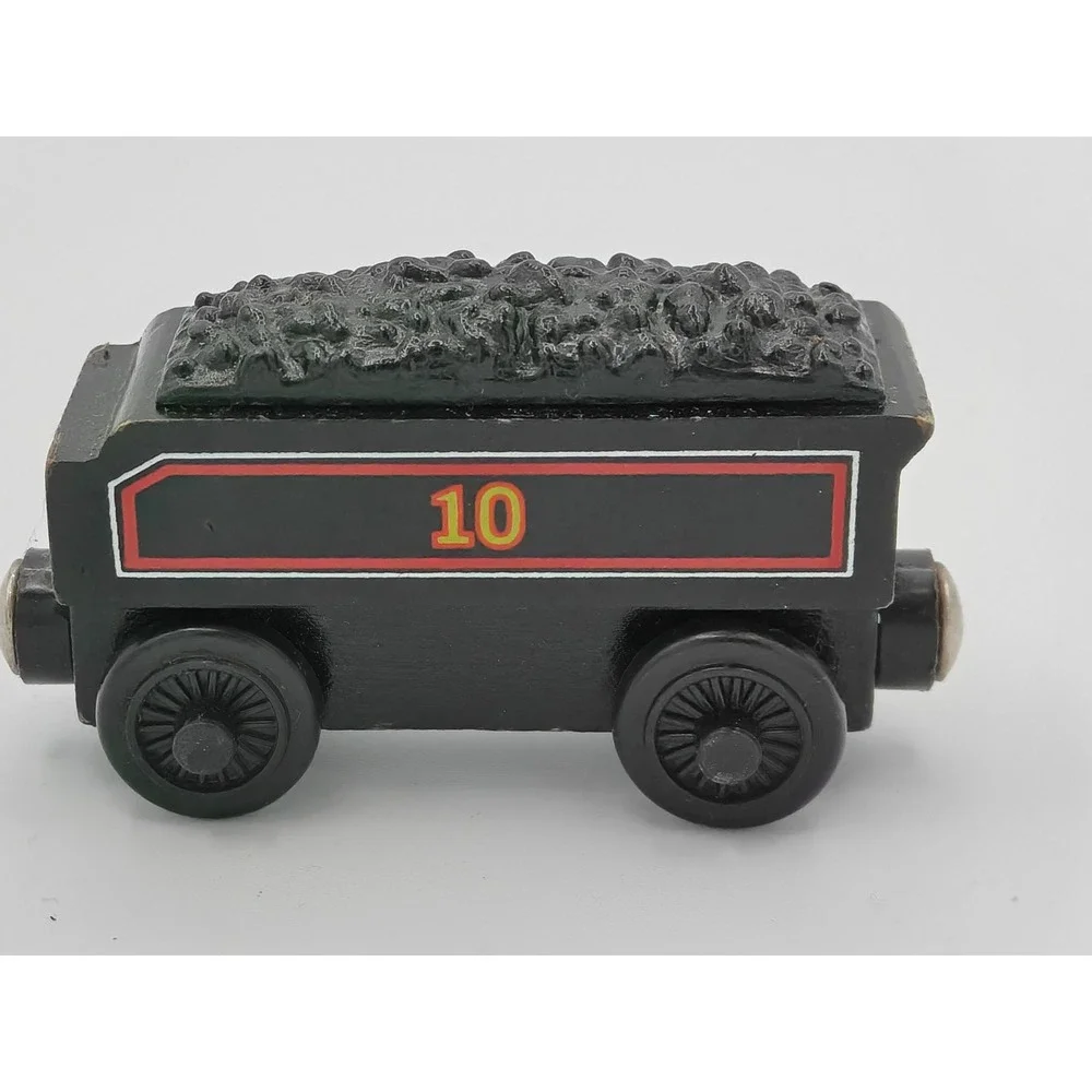 Thomas Friends Wooden Railway Douglas Tender No 10 Black Coal Car Learning Curve